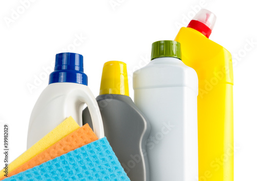 Photo: Cleaning Supplies And Cloths Cleaning Supplies And Cloths