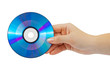Hand with computer disk Hand with computer disk