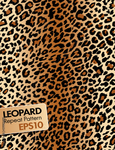 Vector: Leopard Skin Repeat pattern Leopard Skin Repeat pattern