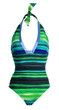 green swimsuit