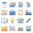 Icons for web blue orange series 2
