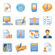 Icons for web blue orange series 4 Icons for web blue orange series 4