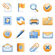 Icons for web blue orange series 9