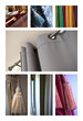 Rideau, ameublement, intérieur, décoration, tissu, tringle