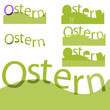 Vector: Ostern Schrift Vektor Set Ostern Schrift Vektor Set
