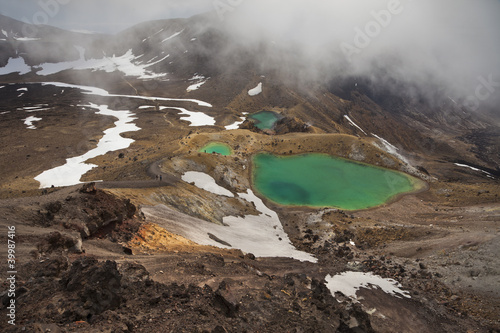 Photo: Emerald Lakes, Tongarino crossing Emerald Lakes, Tongarino crossing