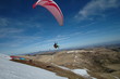 parapentes au Puy de la Tache - col croix Morand