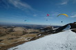 vol en direction du lac Chambon