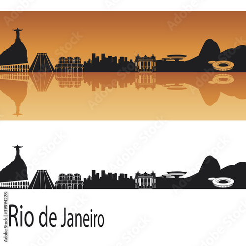 Vetor: Rio de Janeiro skyline Rio de Janeiro skyline