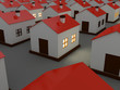 Photo: Houses in the dark Houses in the dark