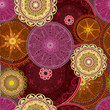 abstract design with arabesques seamless