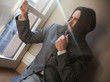Fashion style photo of a handsome young man