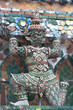ancient figure  in Wat Arun, Bangkok Thailand
