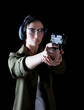 Woman gun