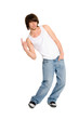 young man dancing