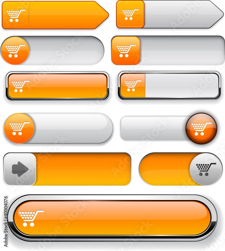 Vector: Buy high-detailed web button collection. Buy high-detailed web button collection.