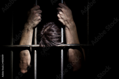 Photo: Hands of the prisoner Hands of the prisoner