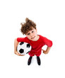 Football player on white background Football player on white background