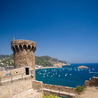 fortress tower in Tossa de Mar