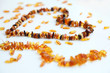 Natural amber necklace