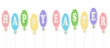 Happy Easter Balloons Graphic