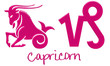 Capricorn Zodiac Signs - Hot Pink
