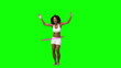 Video: A woman is playing with a hula hoop A woman is playing with a hula hoop