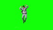 Video: A man in a suit is jumping A man in a suit is jumping