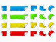 Set of vector stickers