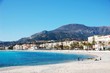 Coastline of village Menton - French Riviera - France