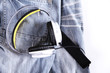 Jeans mit Kopfhörer