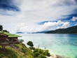 Luxury resort on a cliff top