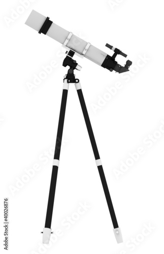 Illustration: telescope 3d telescope 3d