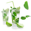 Photo en ligne au meilleur prix Fresh mojito isolated on white background