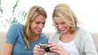 Friends taking a picture of themselves
