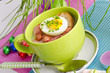 polnische Oster-Sauerteigsuppe