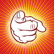Hand pointing