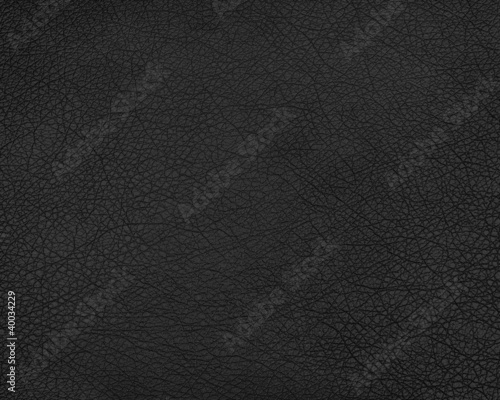 Photo: black leather texture, horizontal background black leather texture, horizontal background