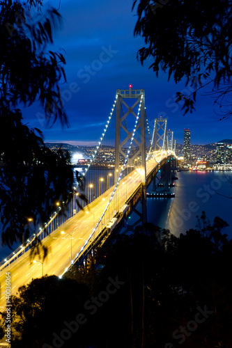Photo: Bay Bridge after sunset Bay Bridge after sunset