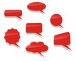 Speech Balloon Red