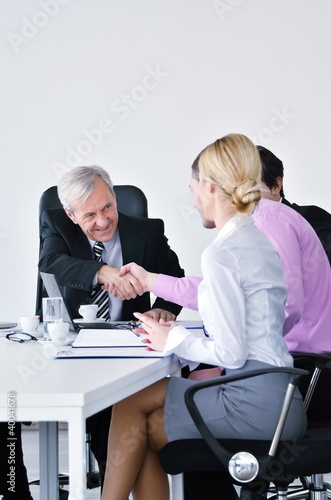 Photo: business people group on meeting business people group on meeting