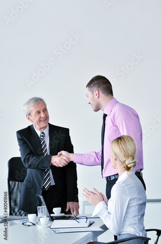Photo: business people group on meeting business people group on meeting