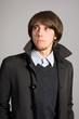 man looking away