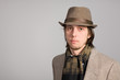 portrait of a young man in hat
