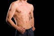 torso of young man