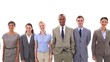 Business team walking