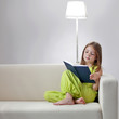Photo: beauty girl read book beauty girl read book