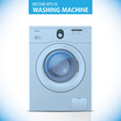 Vector: Closed washing machine. Vector Closed washing machine. Vector