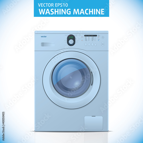 Vector: Closed washing machine. Vector Closed washing machine. Vector