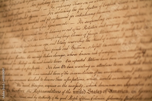Photo: Declaration of Independence Declaration of Independence